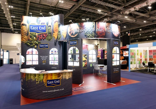 Food Display Exhibition Stand