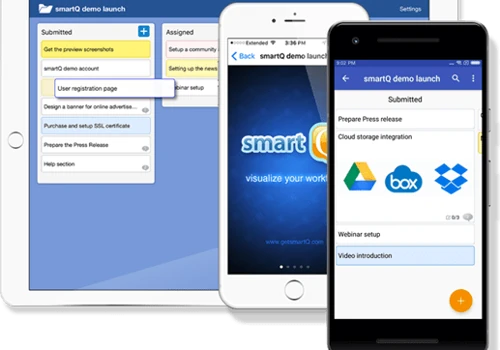smartQ iPhone/iPad and Android apps