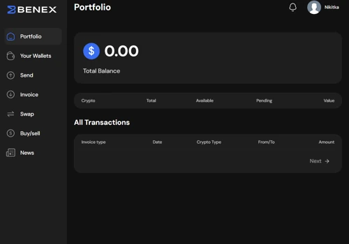 Benex Crypto Wallet