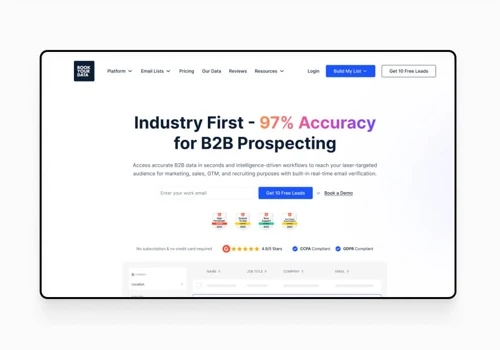 US Sales Intelligence Platform with +250M Contacts