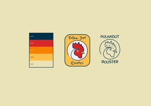 Polka Dot Rooster Logo