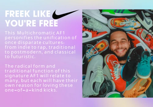 Lifestyle Copy for Nike with Freek Records
