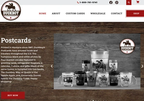 E-Commerce Website Development for Duckboy Inc.
