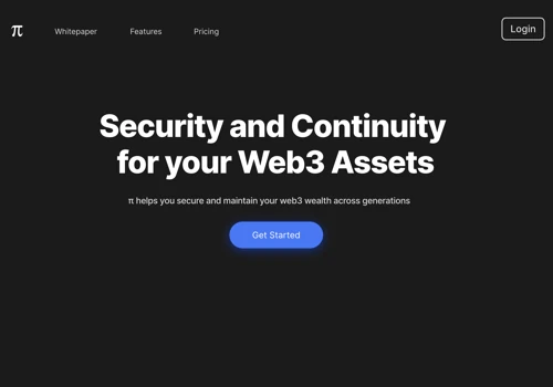 Pi — Security and Continuity for Web3 Assets