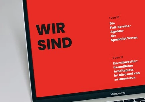 AI generierte Webseite