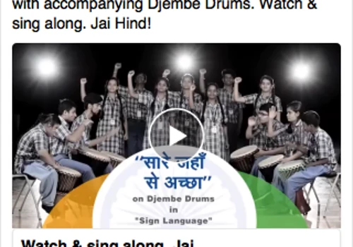 Indian National Anthem in Sign Language