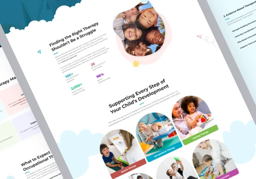 Therapy Clinic Website Design