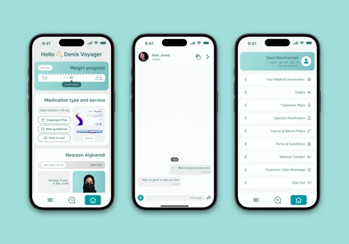 Raed Health - Healthcare Mobile app (Flutterflow)