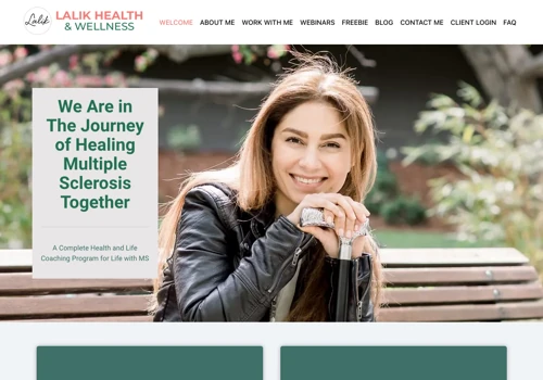 Lalik Health and Wellness Website Redesign