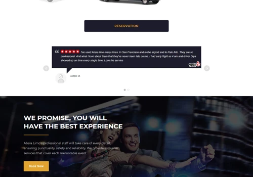 Limo Service Website