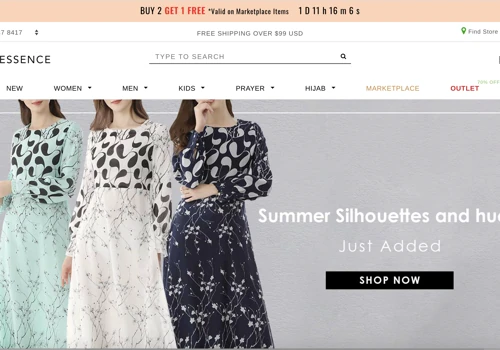 Ecom website - East Essence