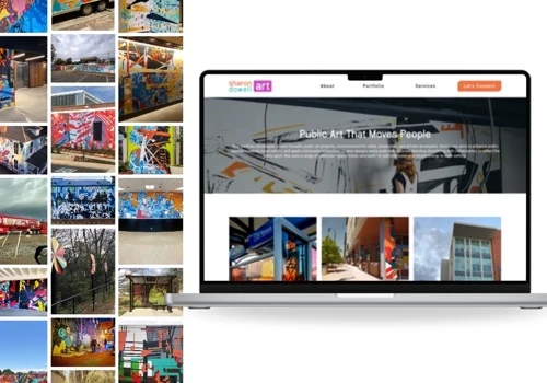 Creative Branding for an Artist Website