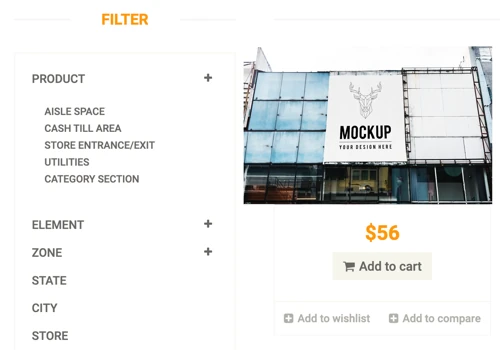 Retail media asset Impression portal