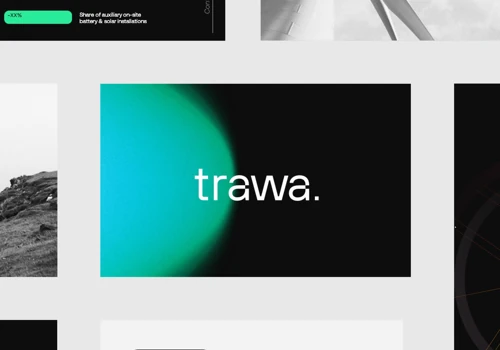 Pitch deck and brand identity design for Trawa