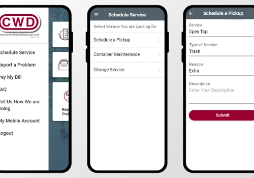 Android & iPhone App for Community Waste Disposal