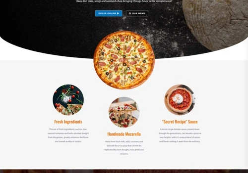 Izzy & Adam's Pizzeria Website