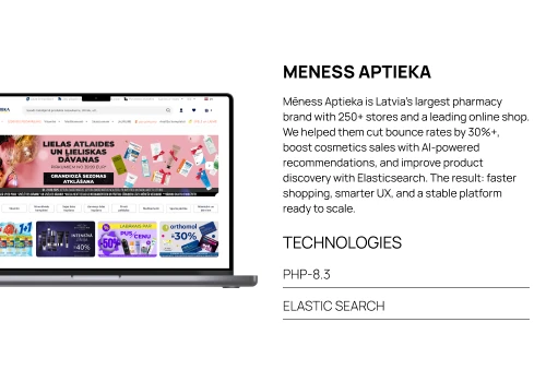 Mobile-first redesign for E-commerce