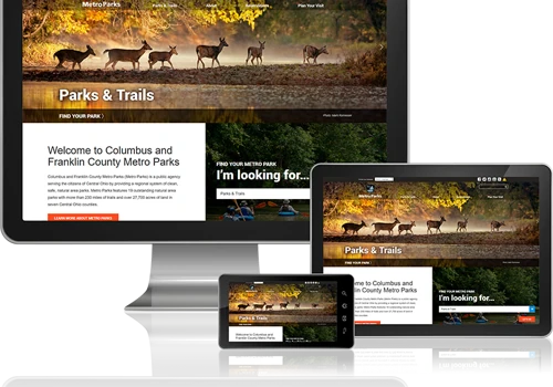 Metro Parks Web Design