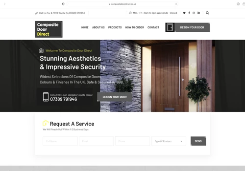 Customised Website With Builder Plugin & SEO