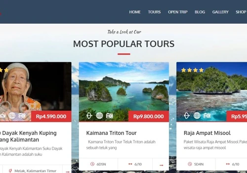 Website Design Pesona Indonesia