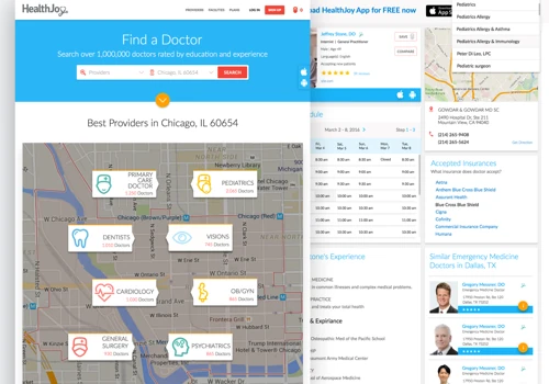 Doctor Portal based on Heathcare Data API