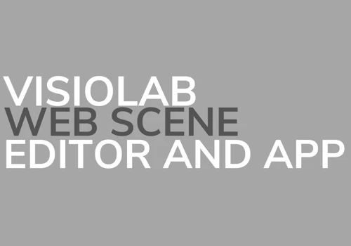 Visiolab web scene editor and app