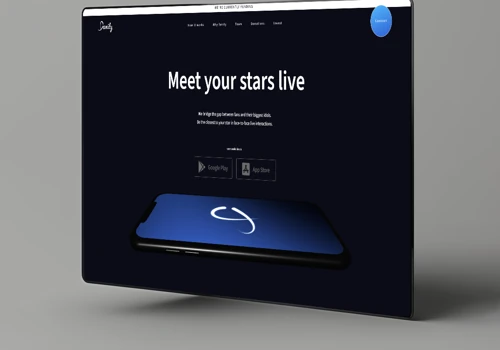 Crafting Fanity's website for fans and celebrities