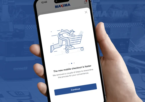 Maxima  - Effortless self-checkout experience