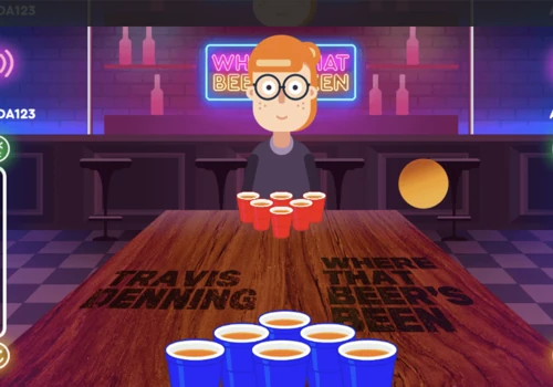 TRAVIS DENNING: BEER PONG GAME
