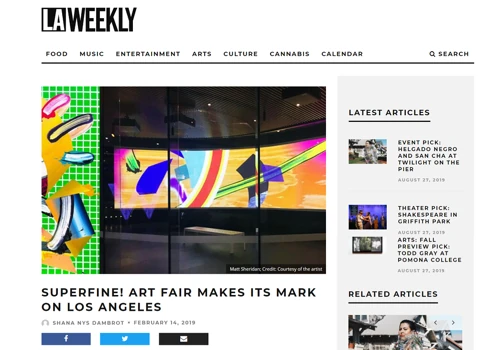 Media Coverage for Contemporary Art Fair