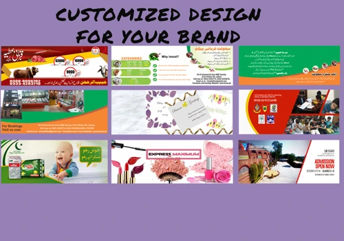 High Res Social Media Graphics Work for Various Customers