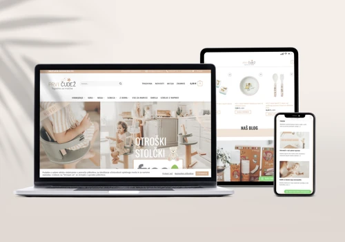 Prvi čudež - website and webshop