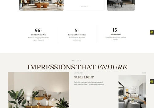 Modern Interior & Architecture Design Website