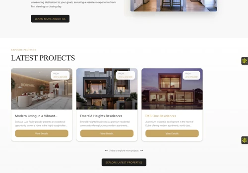 Luxury Real Estate Website