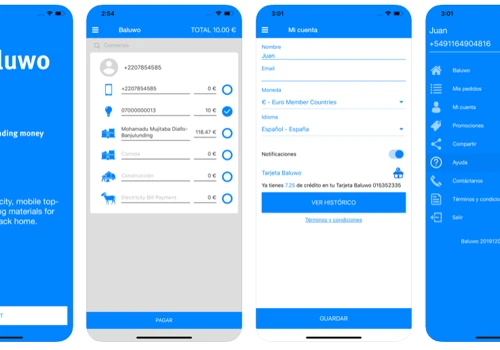 Baluwo - iOS & Android Hybrid App redesign and relaunch