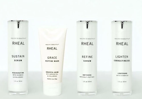 RHEAL skincare package design