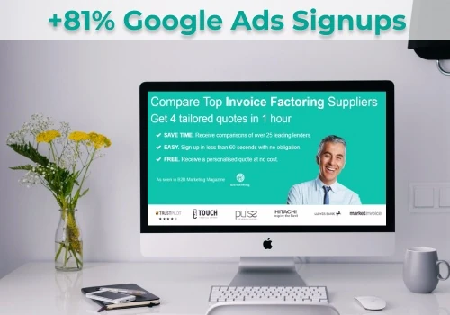 +81% Google Ads Signups