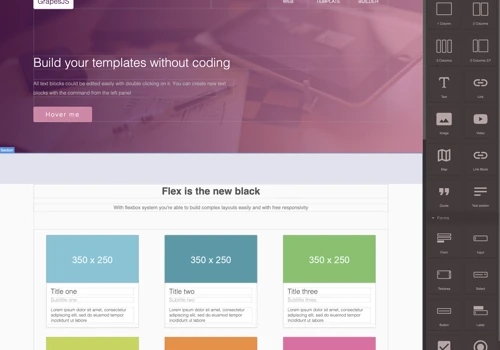 Drag&Drop HTML page builder