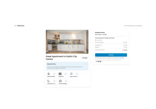 Booking platform with PMS integration and keyless