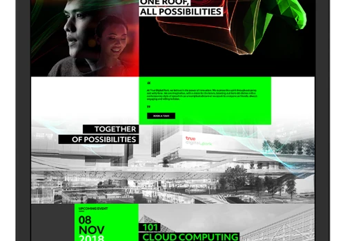 Website Design and Development for True Digital Park