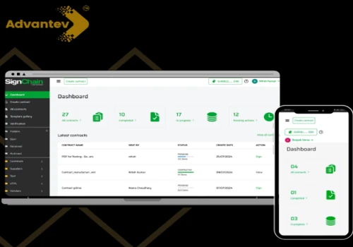 AI & Blockchain-Based Contract Management Platform