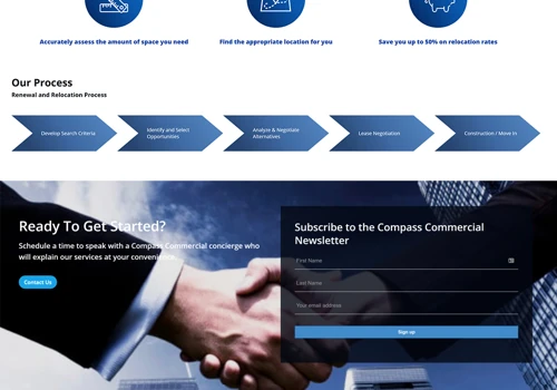 Website Development & Design for a Commercial Real Estate Brokerage