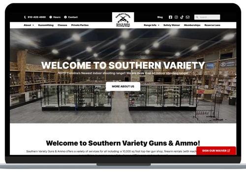 Southern Variety New Business Website