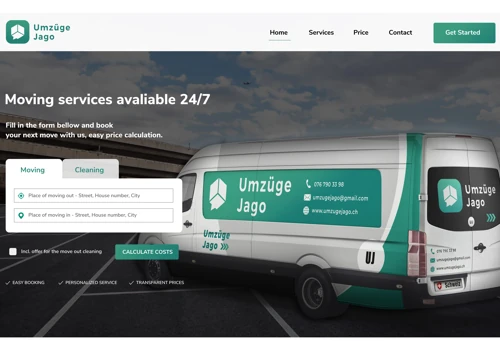 Web Design & Development for Umzuge Jago