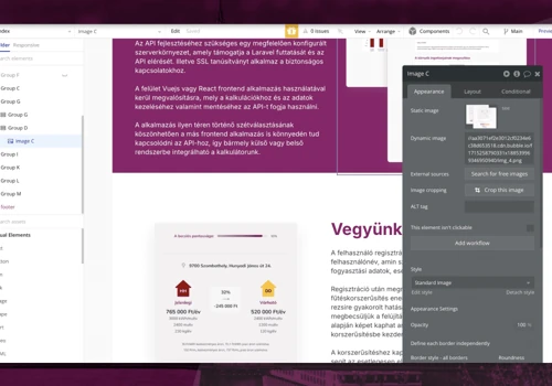 Low-Code (bubble.io) Energy Platform for Eltinga