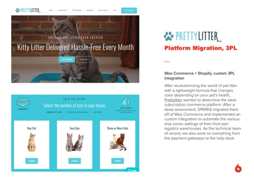 PrettyLitter Platform Migration and 3PL