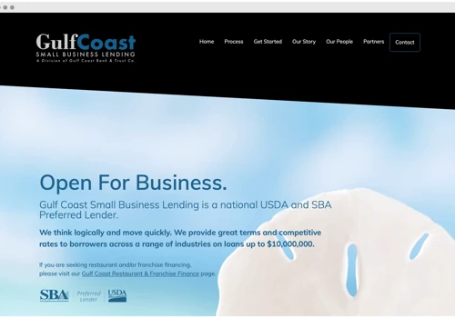 Gulf Coast Bank & Trust Co. Website