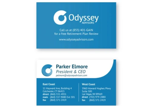 Odyssey Advisors name, identity, and brand strategy