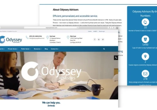 Odyssey Advisors Website Design & Development