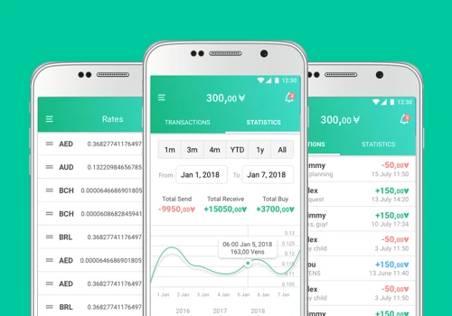 Cryptocurrency Transaction App